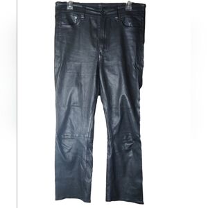 Rag & Bone Women's Black Lamb Leather Pants Size 28